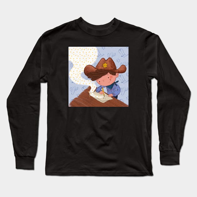 Sheriff Long Sleeve T-Shirt by LeFacciotte